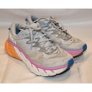 Hoka One One Women's GRAVIOTA 4‎ HMNC GRAY PINK ORANGE SZ 10 $175